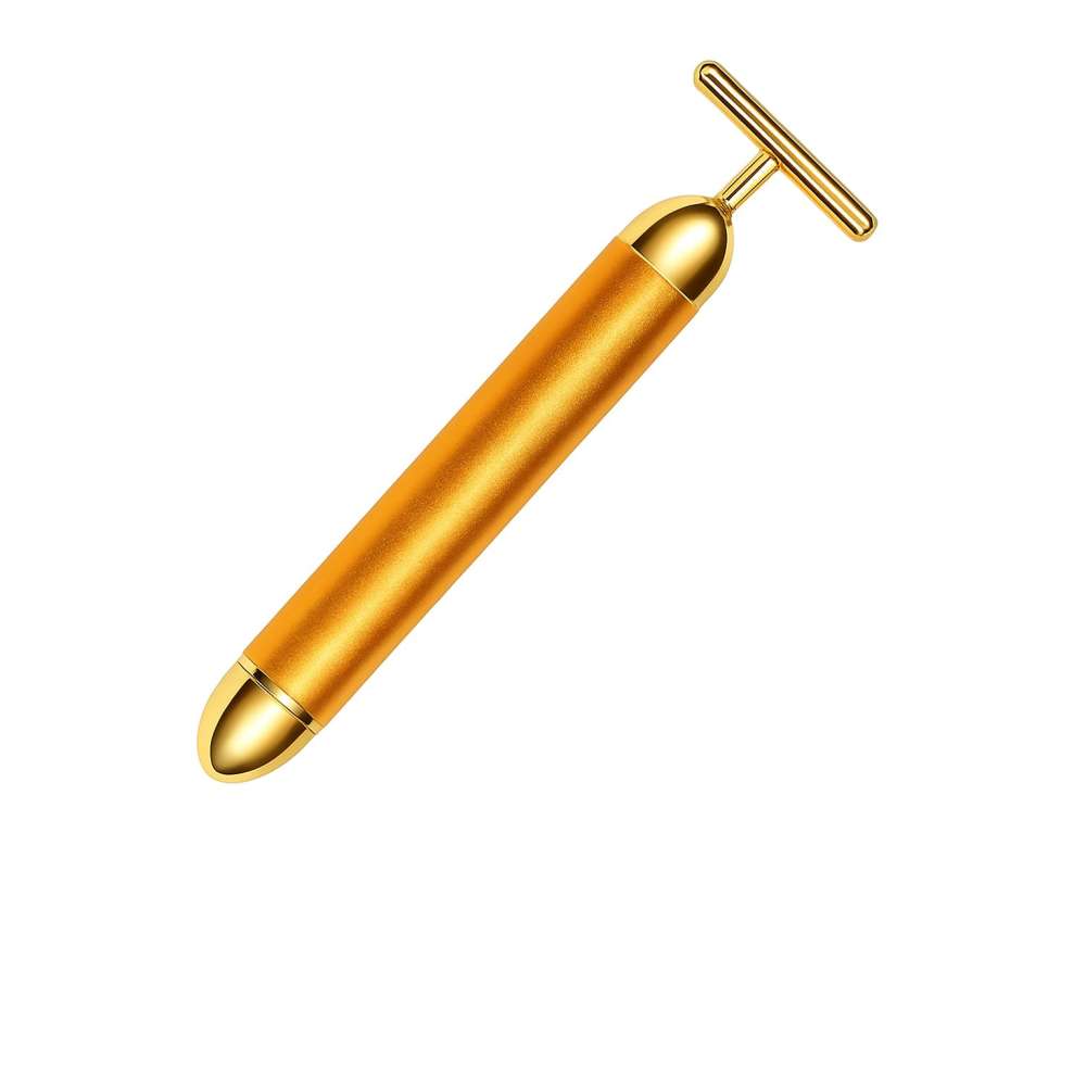 Luxury Skincare 24K Gold Energy Electric Facial Massager Roller