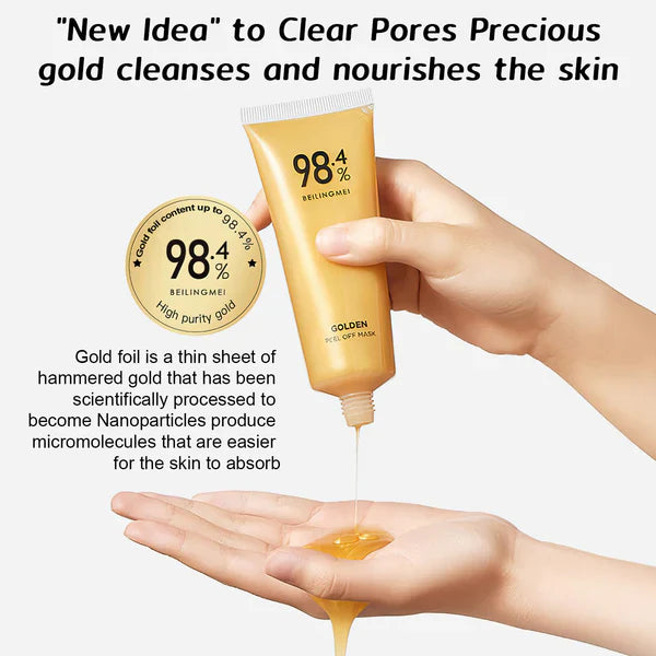 98.4% Gold Foil Peel-Off Mask (BUY 1 GET 1 FREE)