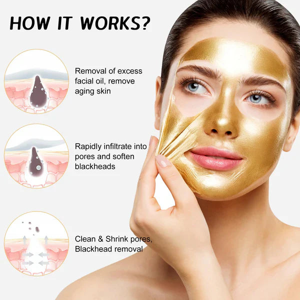 98.4% Gold Foil Peel-Off Mask (BUY 1 GET 1 FREE)